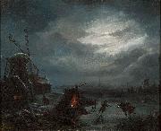 Jan Baptiste Vanmour, Nocturnal View of the Ice